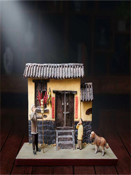 微型泥塑復(fù)古造景定做